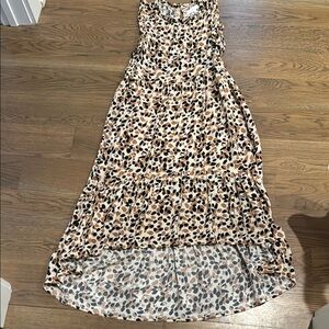 Leopard Print Maxi Dress